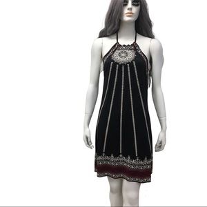 Studio M Black and Red Mini Dress